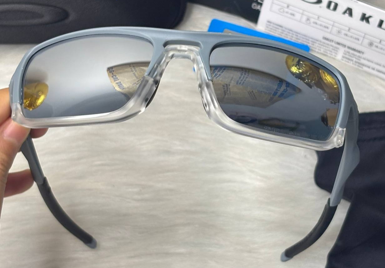 Oakley Triggerman Sunglasses Sport Gray Frame/Gray Mirrored Lenses 9314 Style