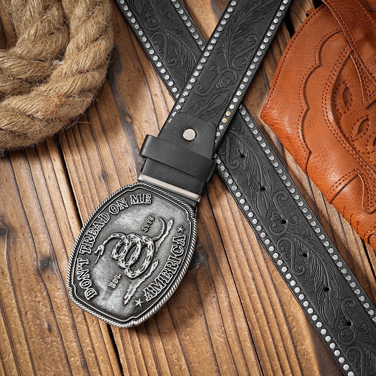 New American Belt Buckle CTM Don’t Tread on Me