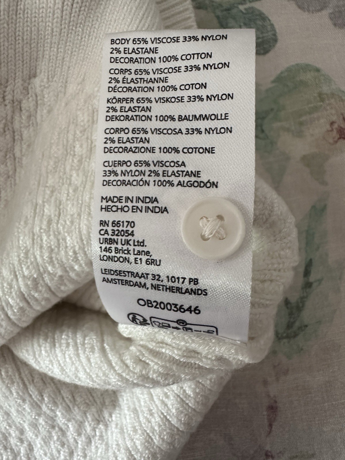 Pilcro White Solid Square Neck Lace Ruffle Button Front Knit Tank Women XL