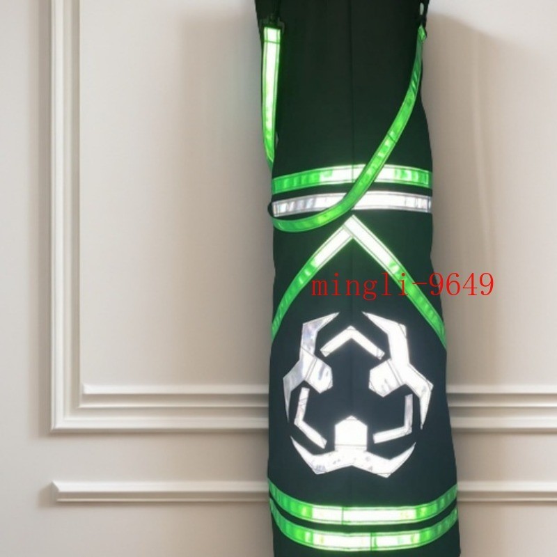 AUS Style Melbourne Shuffle Death God Pants Flared Leg Dance Reflective Cosplay