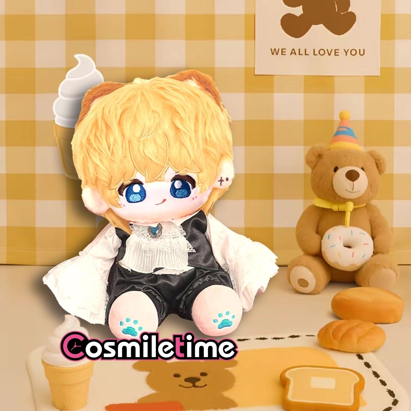 Mr Love: Queen’s Choice Kiro 20cm Plush Doll Stuffed Pillow Dress Up Anime YZ