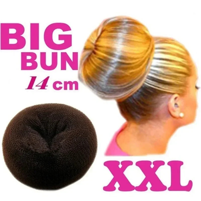 14CM Big Hair Bun Princess Donuts Meatball Headwear Hairs Accessories Headband