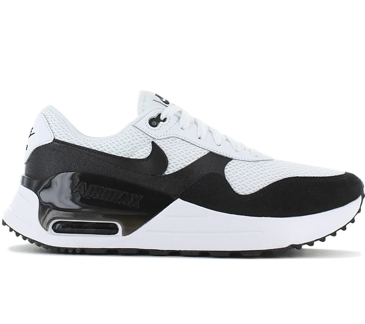 Men’s Nike Air Max Systm White/Black-Summit White Running Atheltic Shoes Size 10