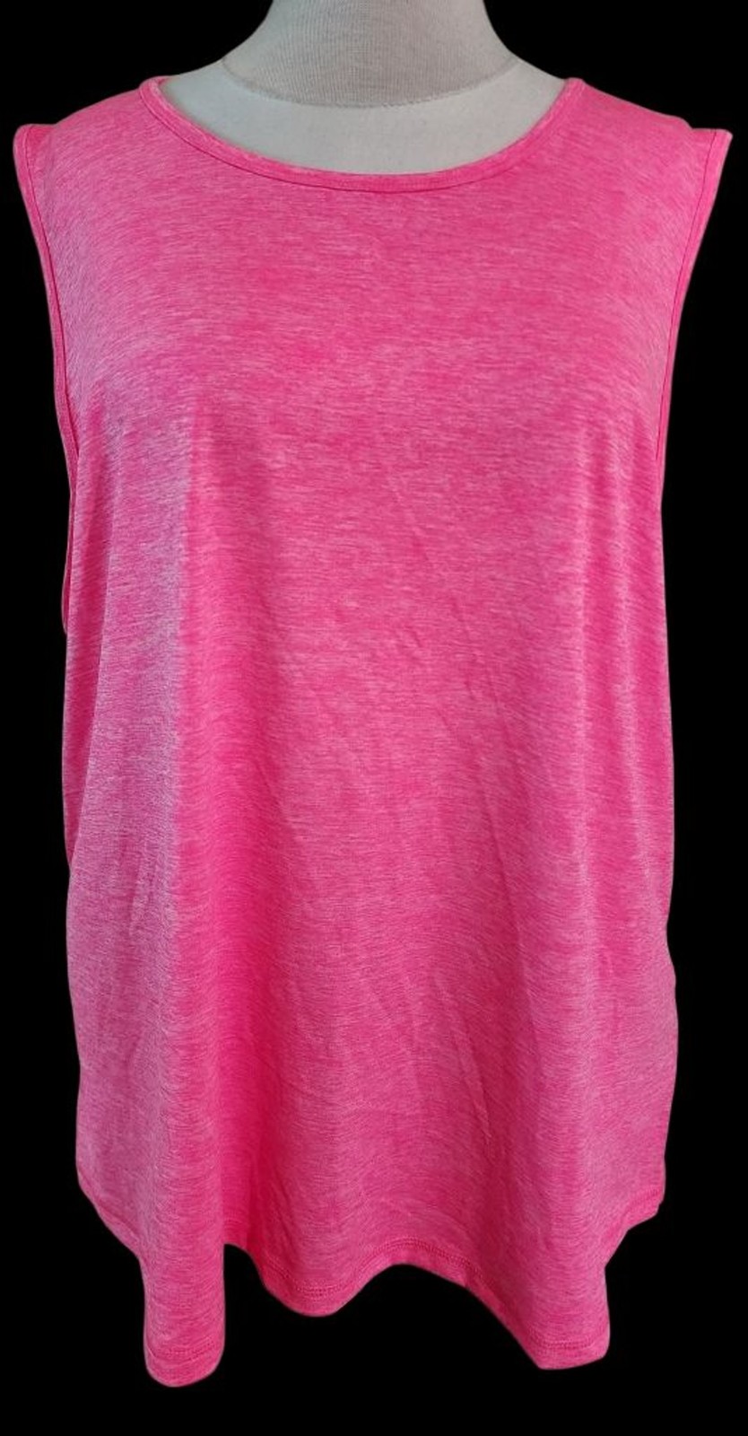 Ideology 3X Pink Sleeveless Tank Top Women’s Plus Activewear Athletic Shirt NWT