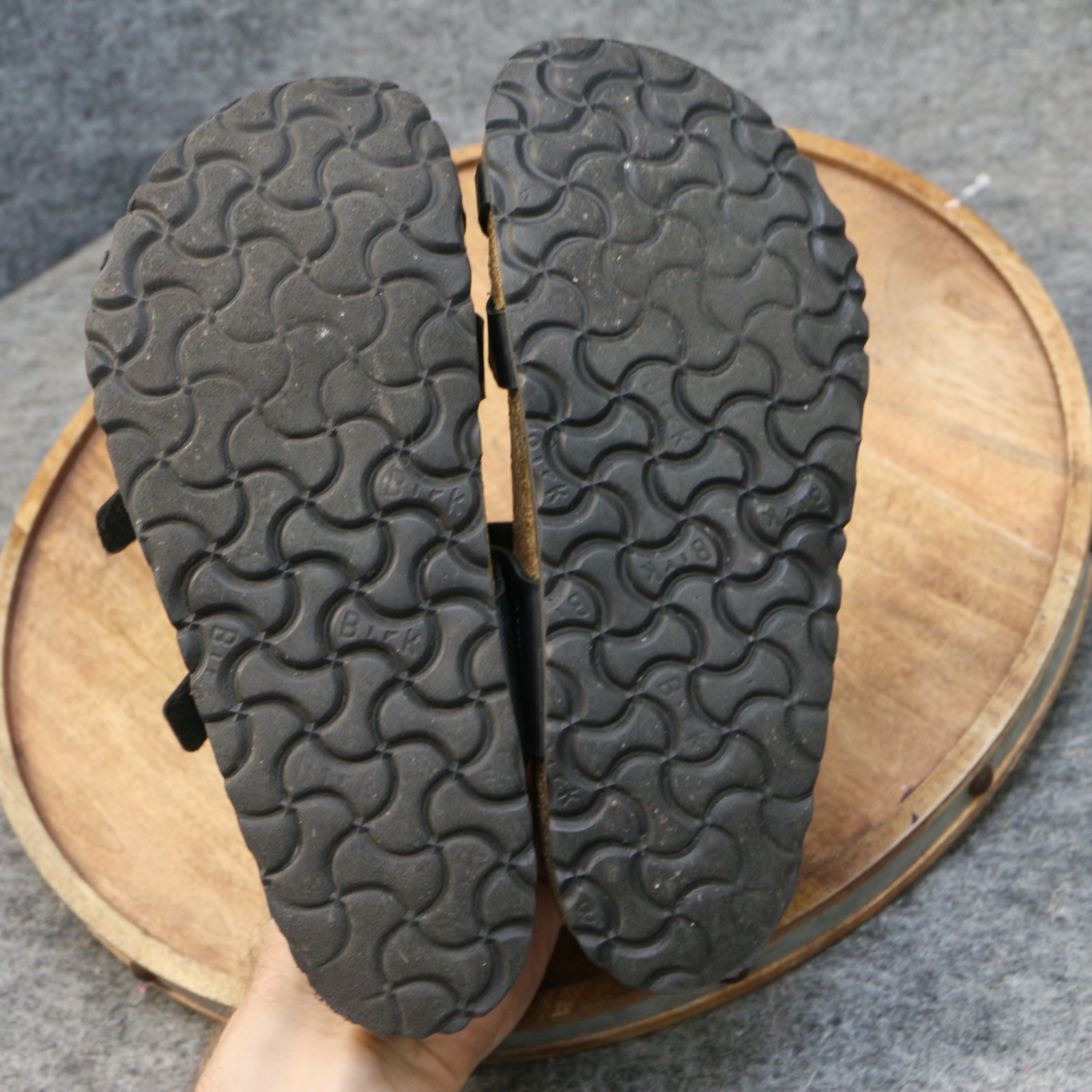 Birkenstock Mayari Black Birko-Flor Womens Size 38 US 7 Reg. Sandals Toe Loop
