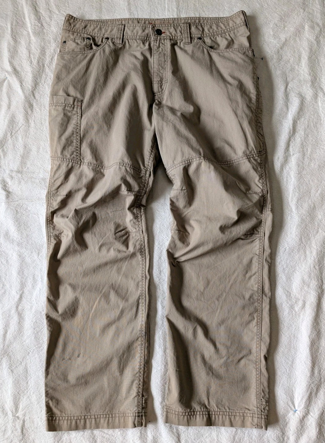 LL Bean 288083 Riverton Men’s Rugged GORP Hiking Pants Cargo Cotton Nylon 38×30