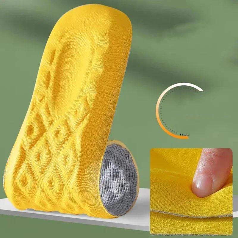 2/6pcs Unisex Memory Foam Insoles Soft Feet Care Deodorant Absorb-Sweat Cushion