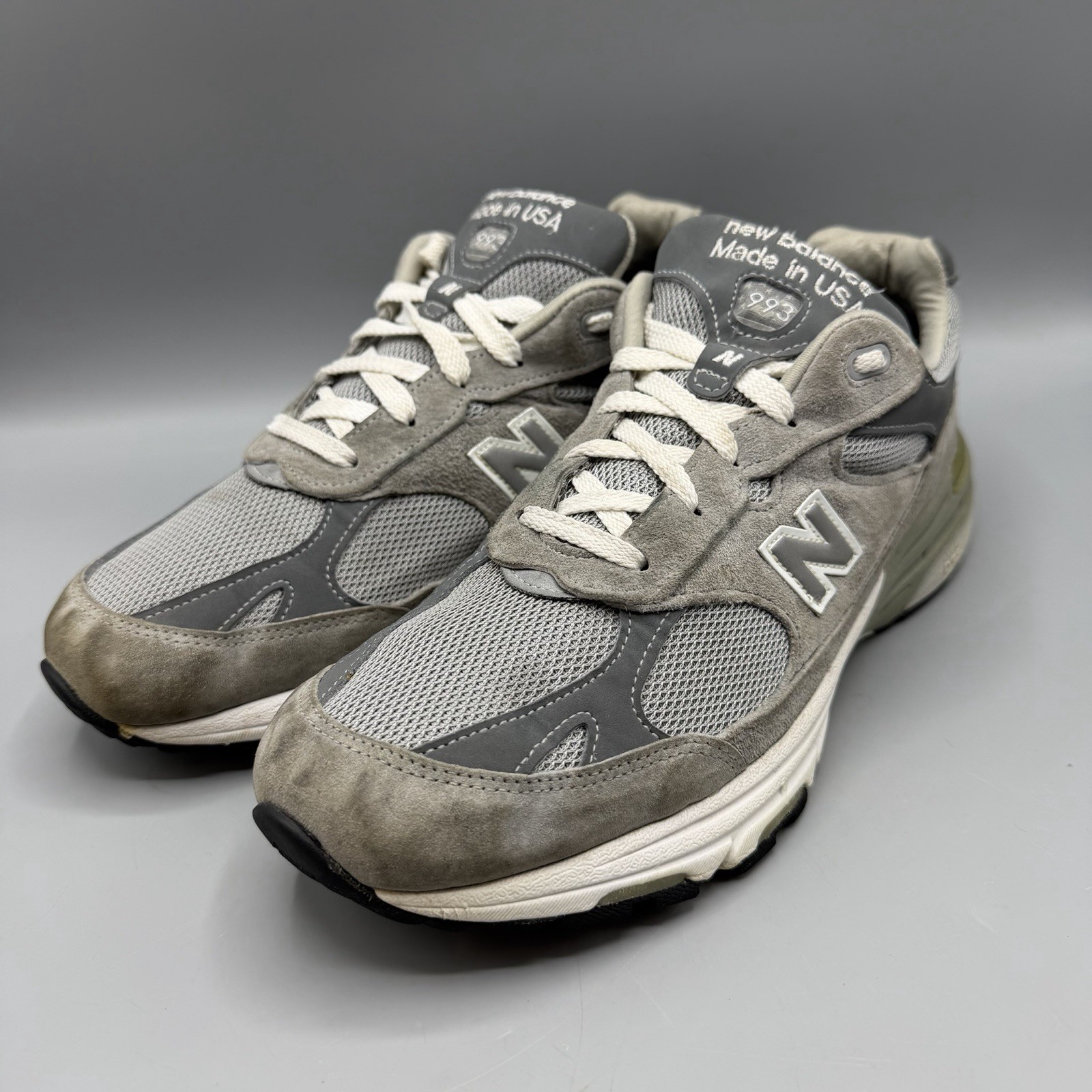 New Balance 993 Made in USA Gray Running Sneakers Men’s Size 11 MR993GL