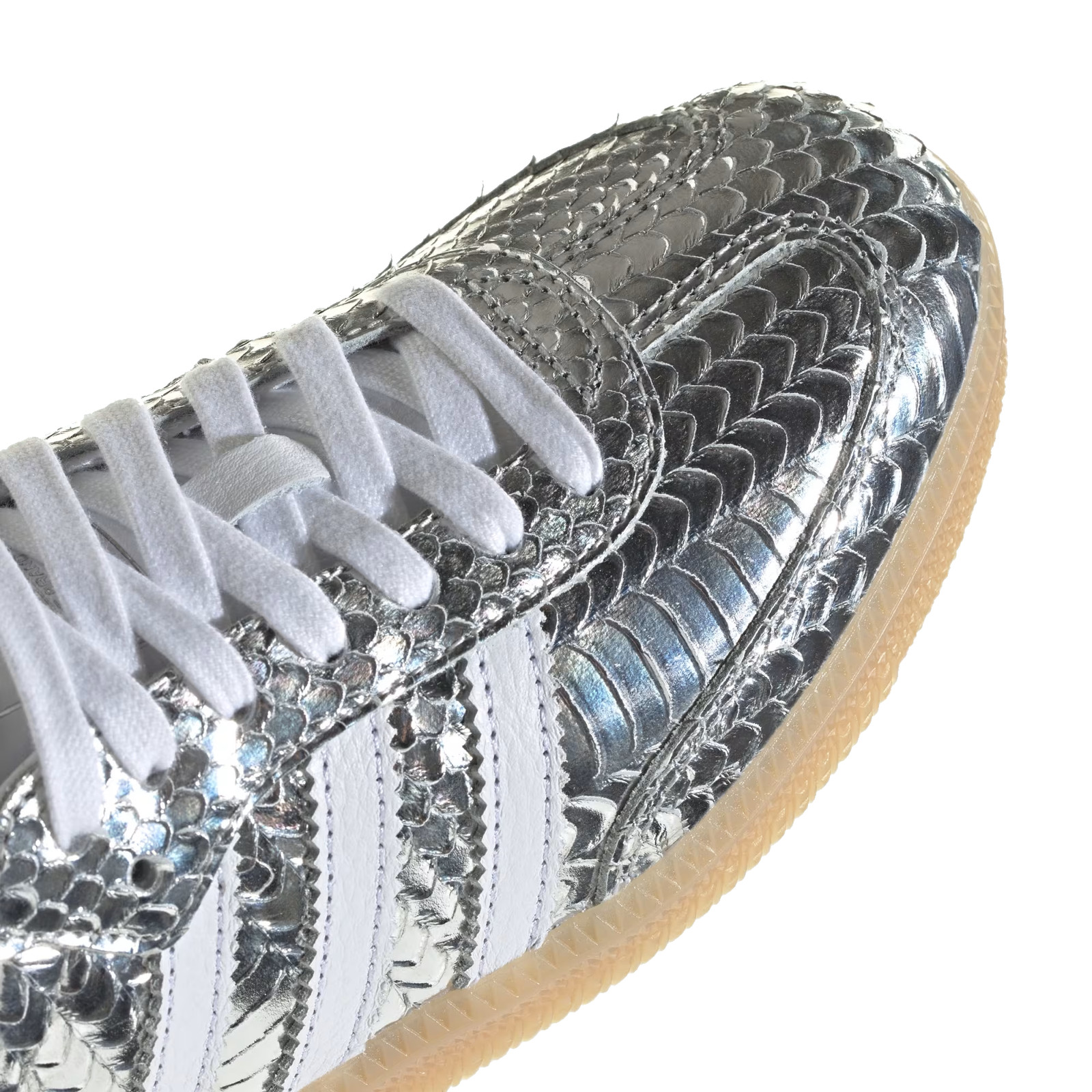 Adidas Samba OG Silver Metallic, Cloud White & Gum