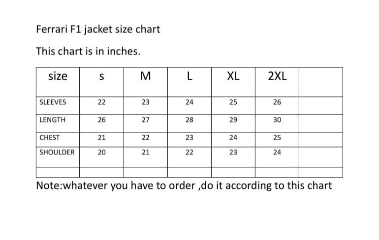 Ferrari F1 Racing Jacket Red Puma Zip Motorsport All Sizes are Available