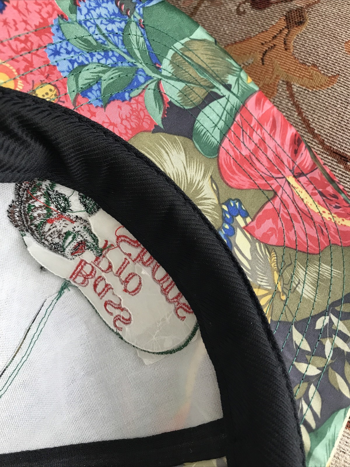 Vintage 80s 90s Bass Pro Shops Snapback Hat, Springfield, MO, Floral Print￼