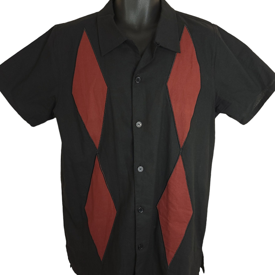 Archies Rockabilly Bowling Shirt Mens Size Large Tatyana 190th Airborne Aces