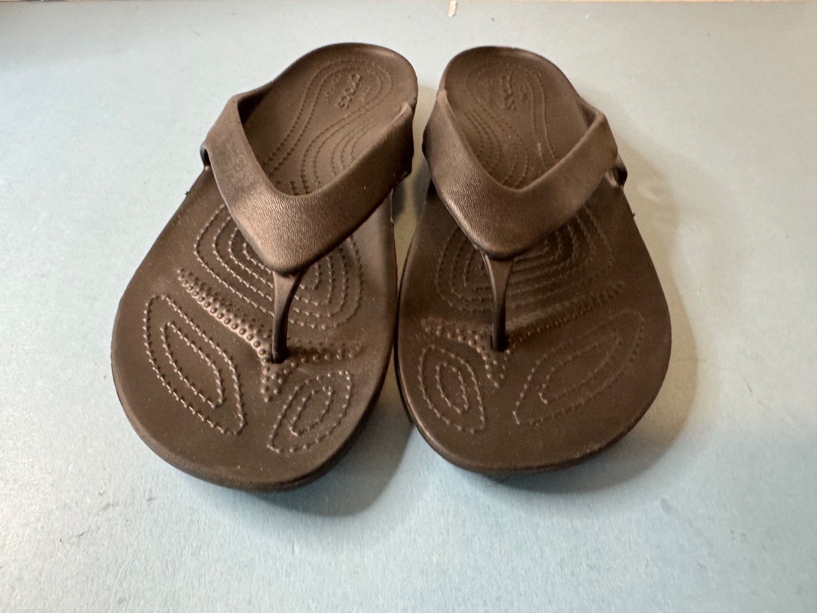 Crocs Kadee II Flip Flops Women’s Black Summer Comfort New NO Tags