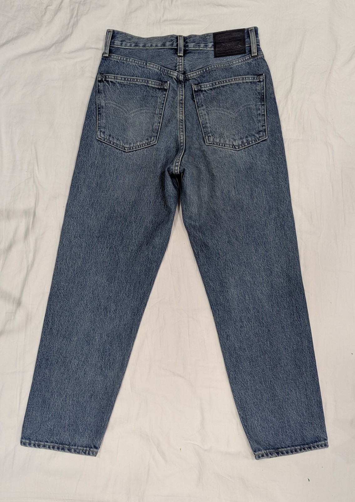 Levi’s Made Crafted Column Pant Denim Jeans W26 L27 Women’s Blue Organic Cotton