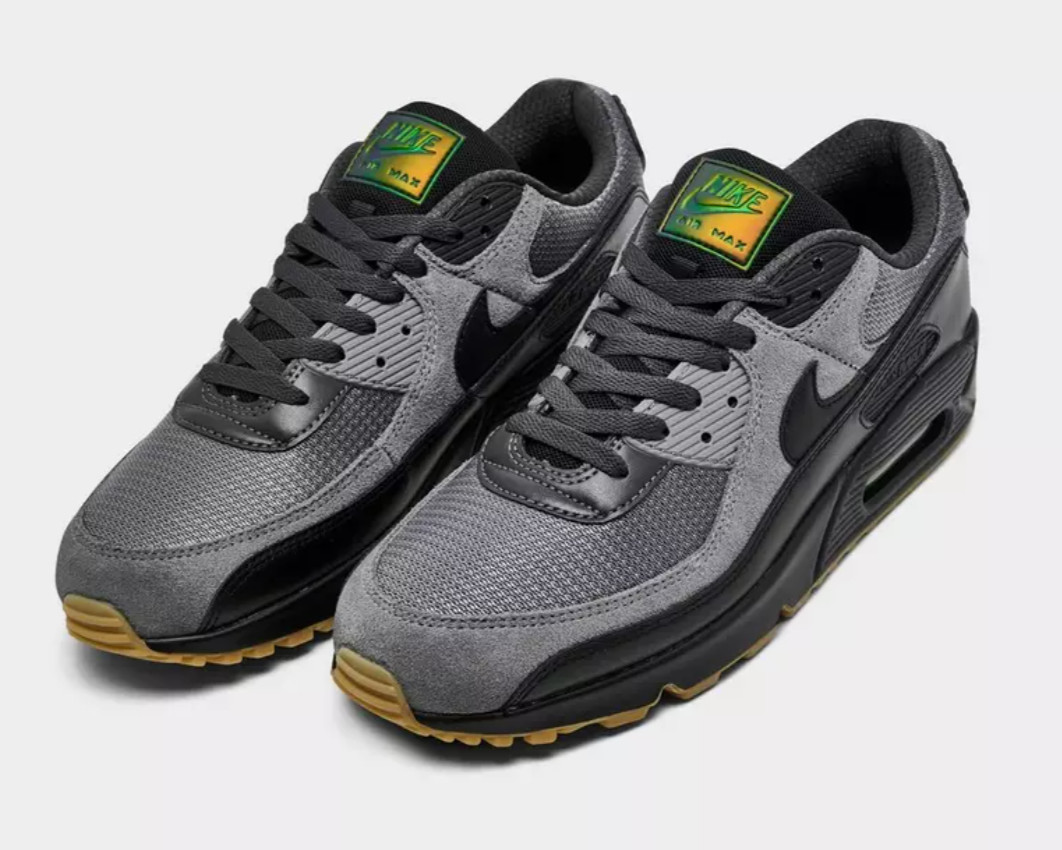 New Nike Air Max 90 Classic Retro Men’s Smoke Grey/Black/Anthrite IQ0580-084