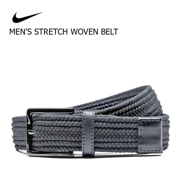 NIKE GOLF MEN’S MULTI-WEAVE STRETCH WOVEN BELT GREY WOVEN MULTI SIZE
