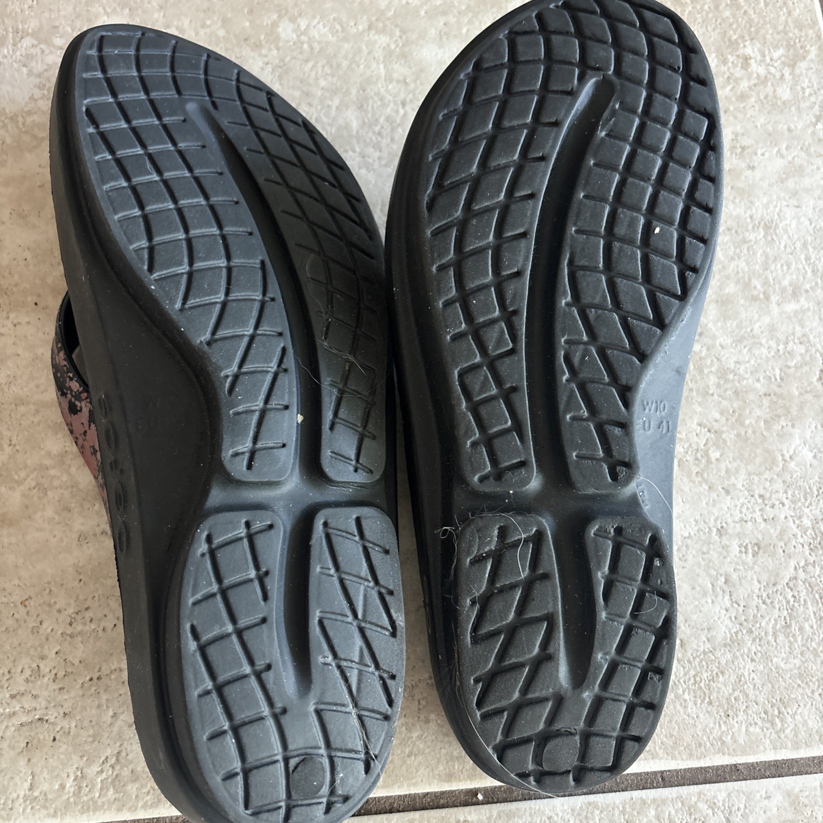 OOFOS OOlala Ltd Edition Bellini Splash Recovery Flip Flop Thong Sandal Women 10