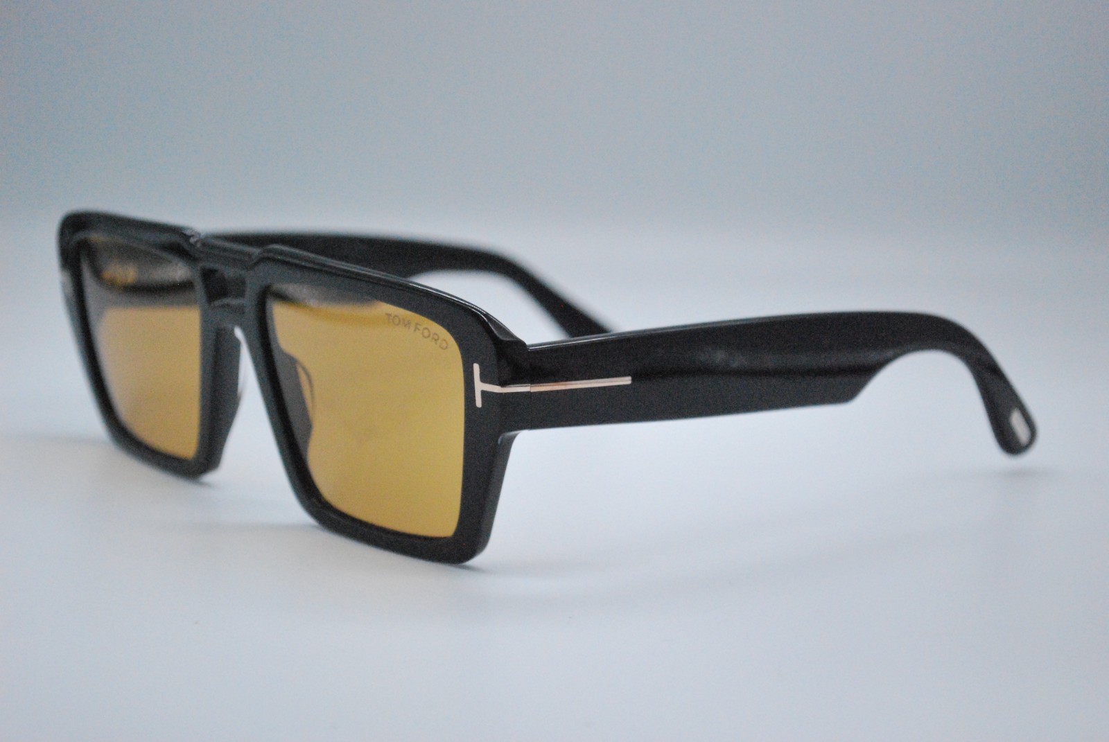 NEW TOM FORD TF 1153 01E BLACK YELLOW AUTHENTIC SUNGLASSES FRAME 56-19