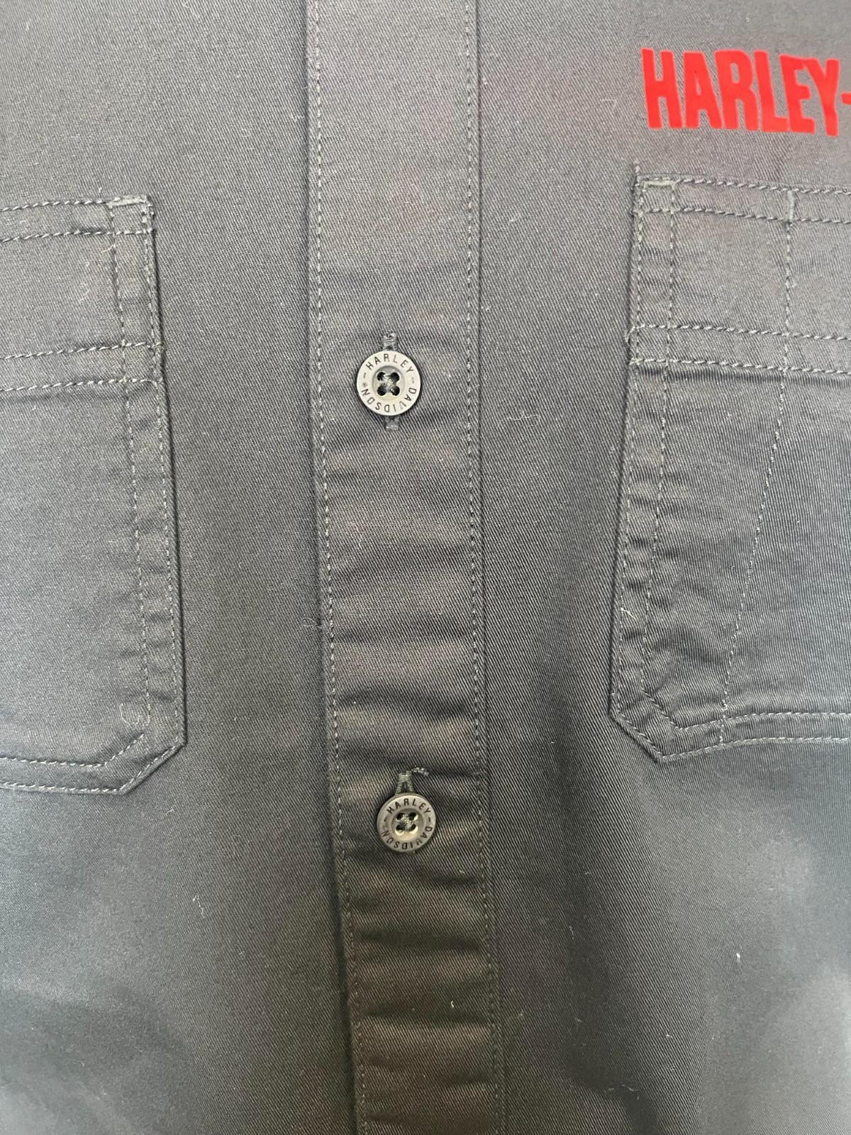 Harley-Davidson Men’s Black Vest Logo Patch Sleeveless Shirt (S67)