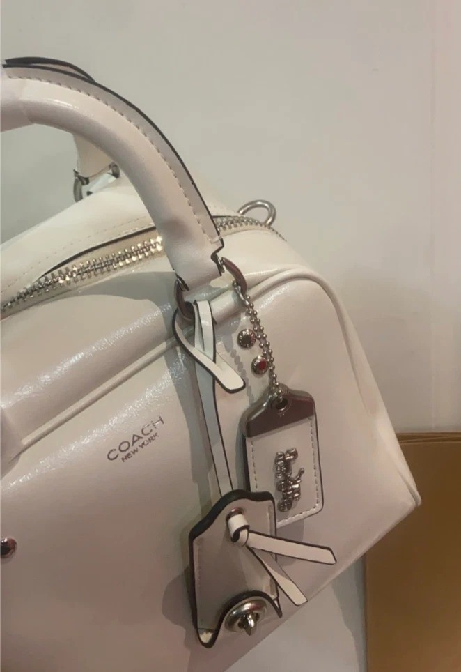 COACH Cube Rogue Bag 20 Shoulder Bag Chalk CBH04 Outlet NEW leather