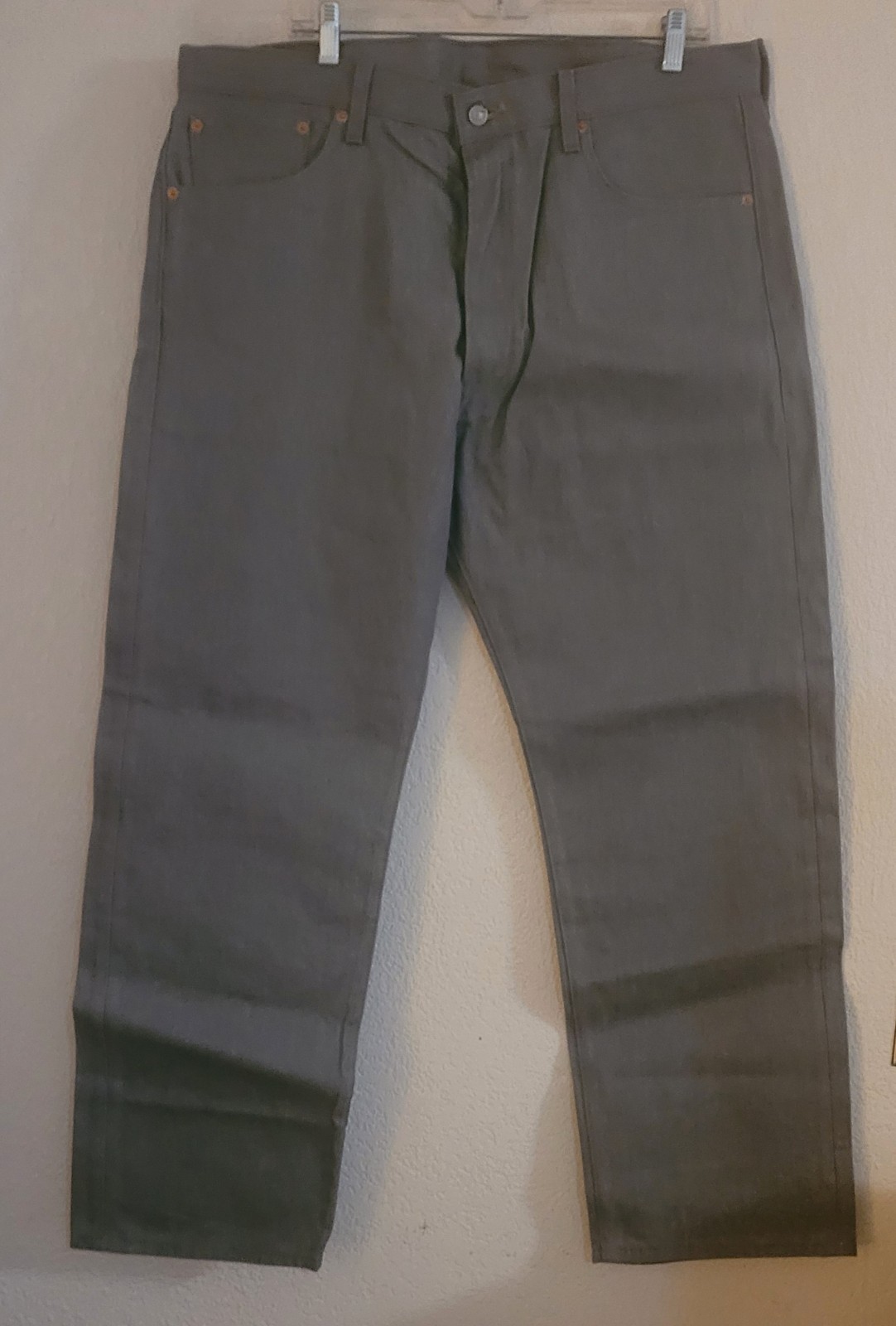 Levi’s 501® Original Shrink-to-fit™ Men’s Jeans | Silver Rigid – Grey W38 / L30