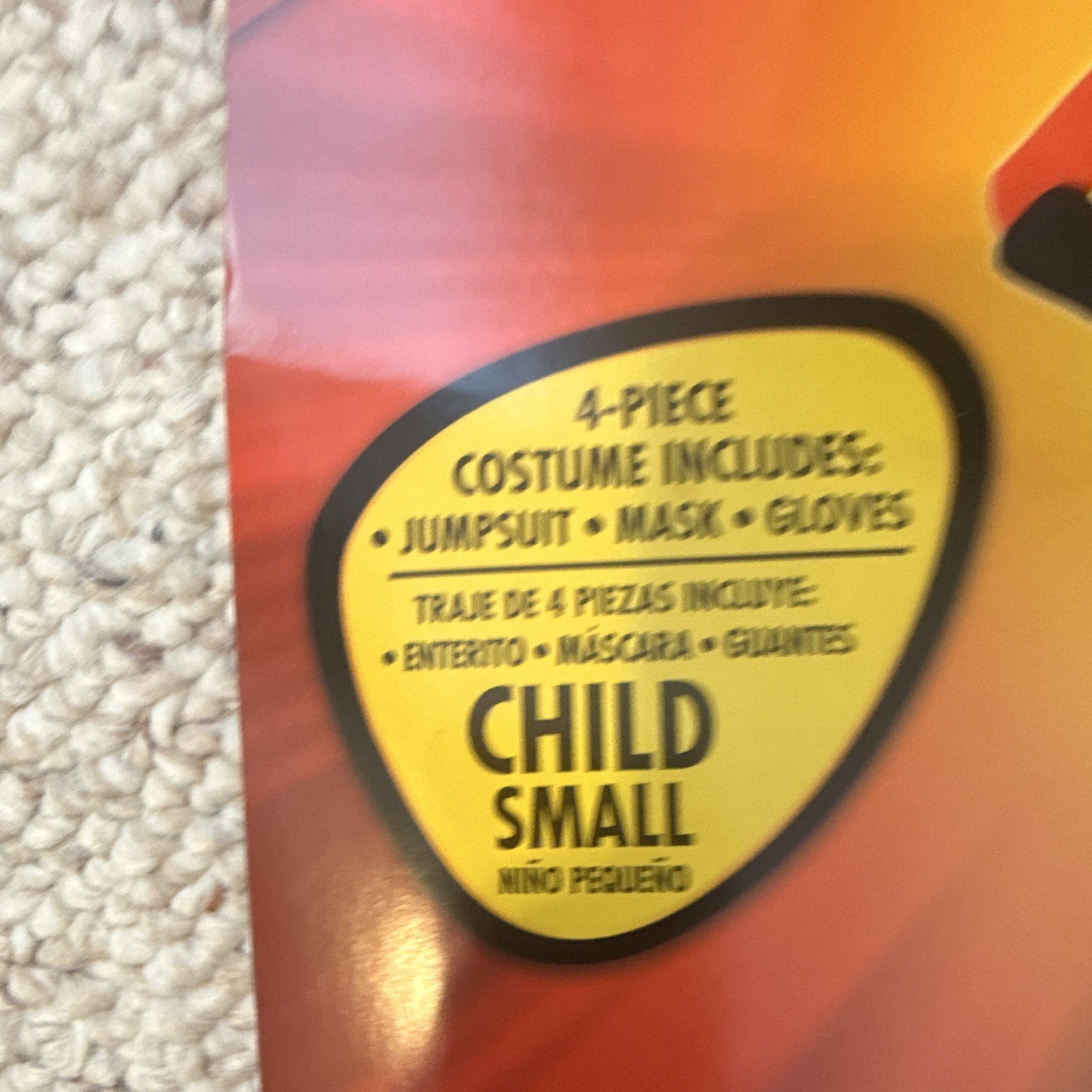 Incredibles 2 Violet Costume Size Small 4-6 Years Old. Includes Mask & Gloves