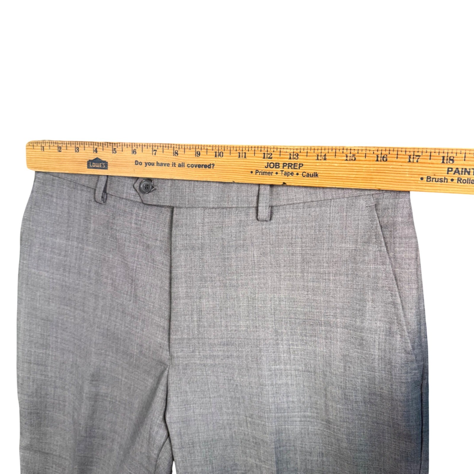 Rogue & Co Mens Gray Suit 40 Super 140s Virgin Wool 2 Button Modern Tailored