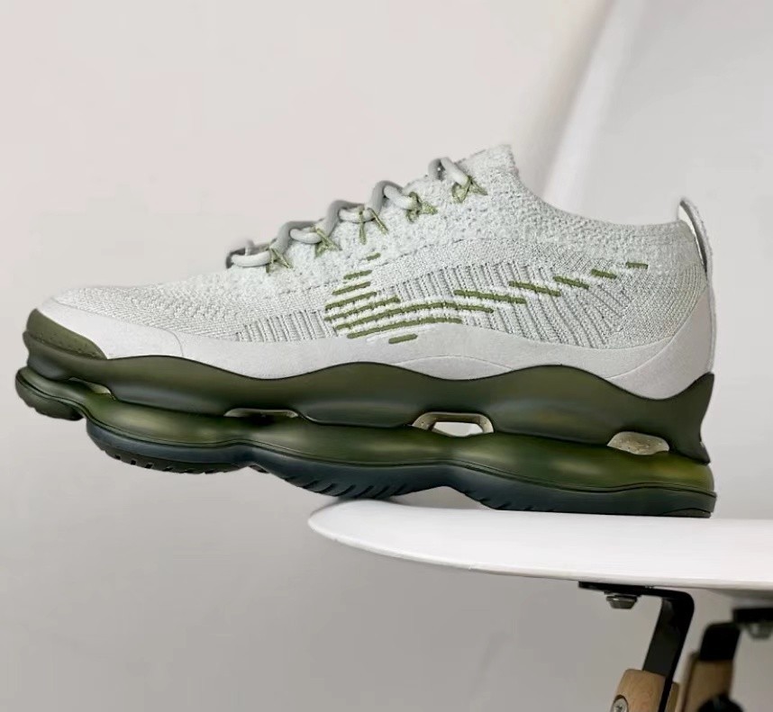 Free Shipping Nike Air Max Scorpion FK Flyknit 2022 White and green Sneakers