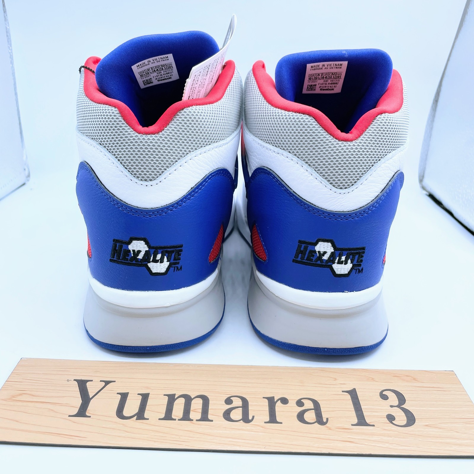 Reebok Classic Pump Omni Zone 2 Pistons White Blue H01315 Men’s Size