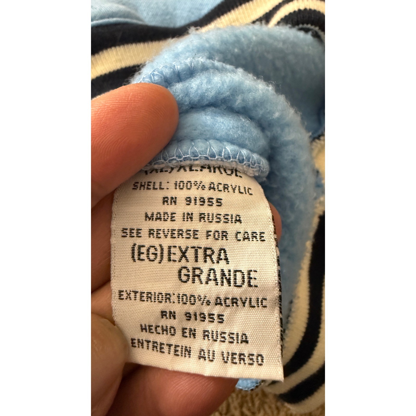 Renegade North Carolina Blue Hoodie and Cargo Jogger Tracksuit Set Mens XL bb20