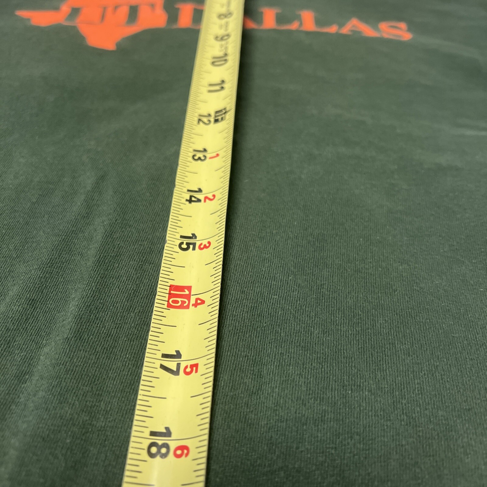 Green University Of Texas At Dallas Class Of 2017 Gilden Heavy Cotton Sz M DblSd