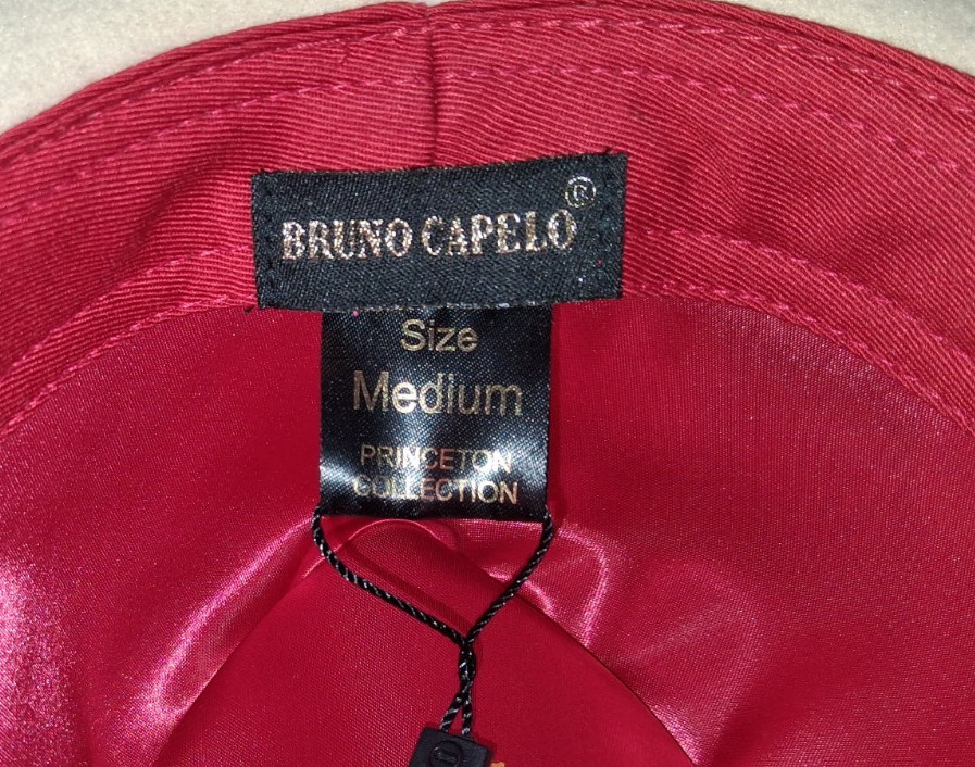 Bruno Capelo Fedora Hat Medium Cognac and Bone Wool Pre-owned NWT