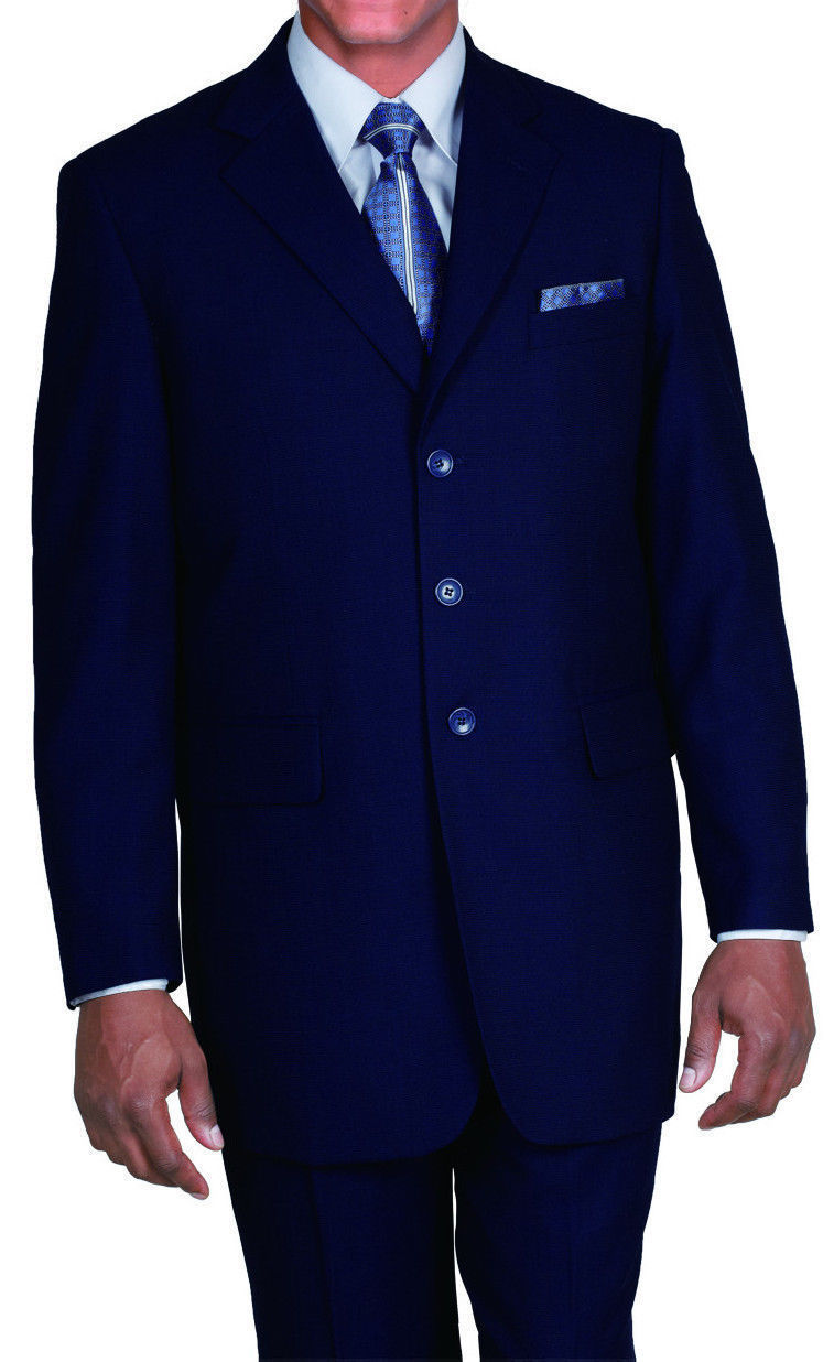 mens’ Polyester Basic Suit 3 Button by Fortino Landi Style 802P
