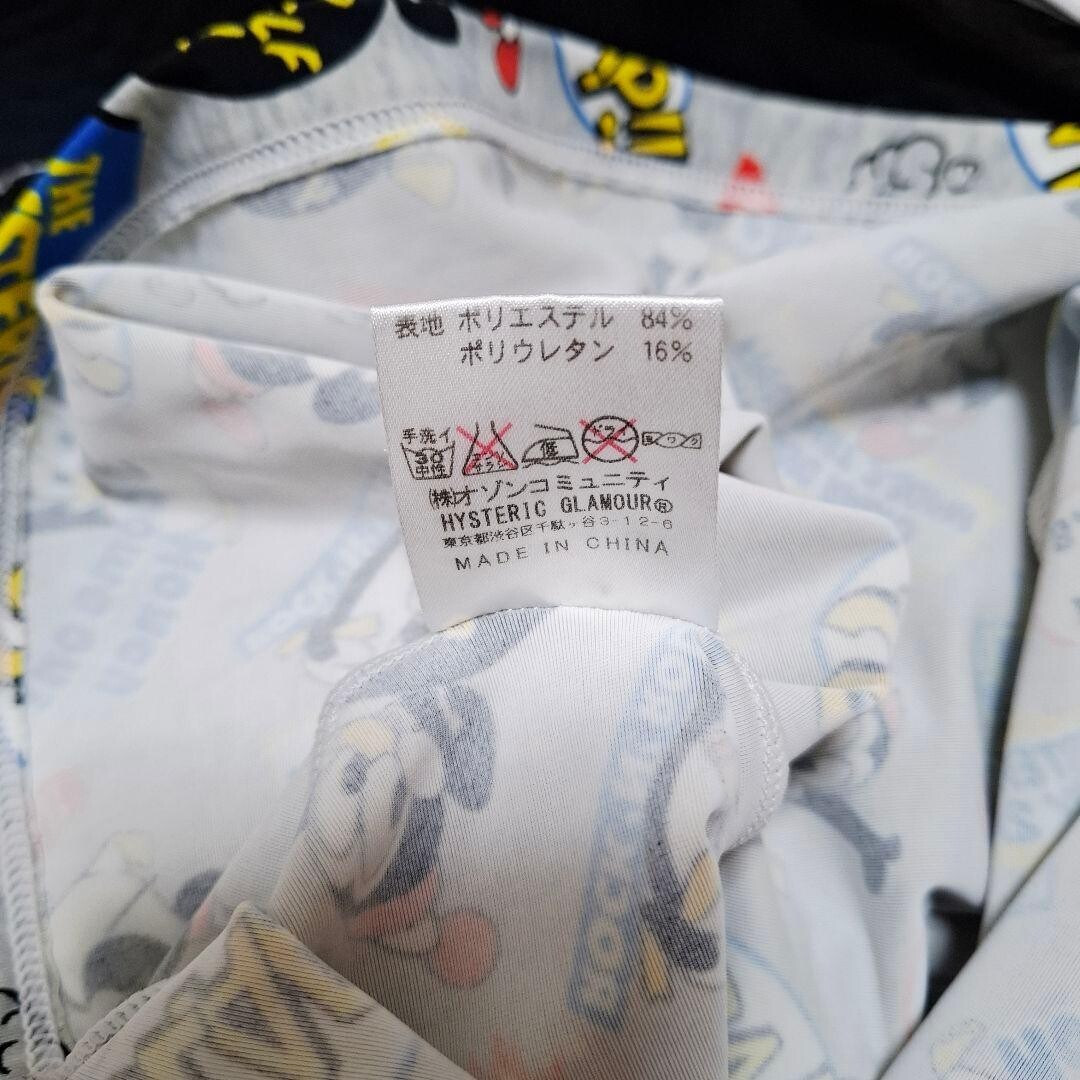 Hysteric Glamour Y2K Mickey Cartoon Padded Camisole F Authentic