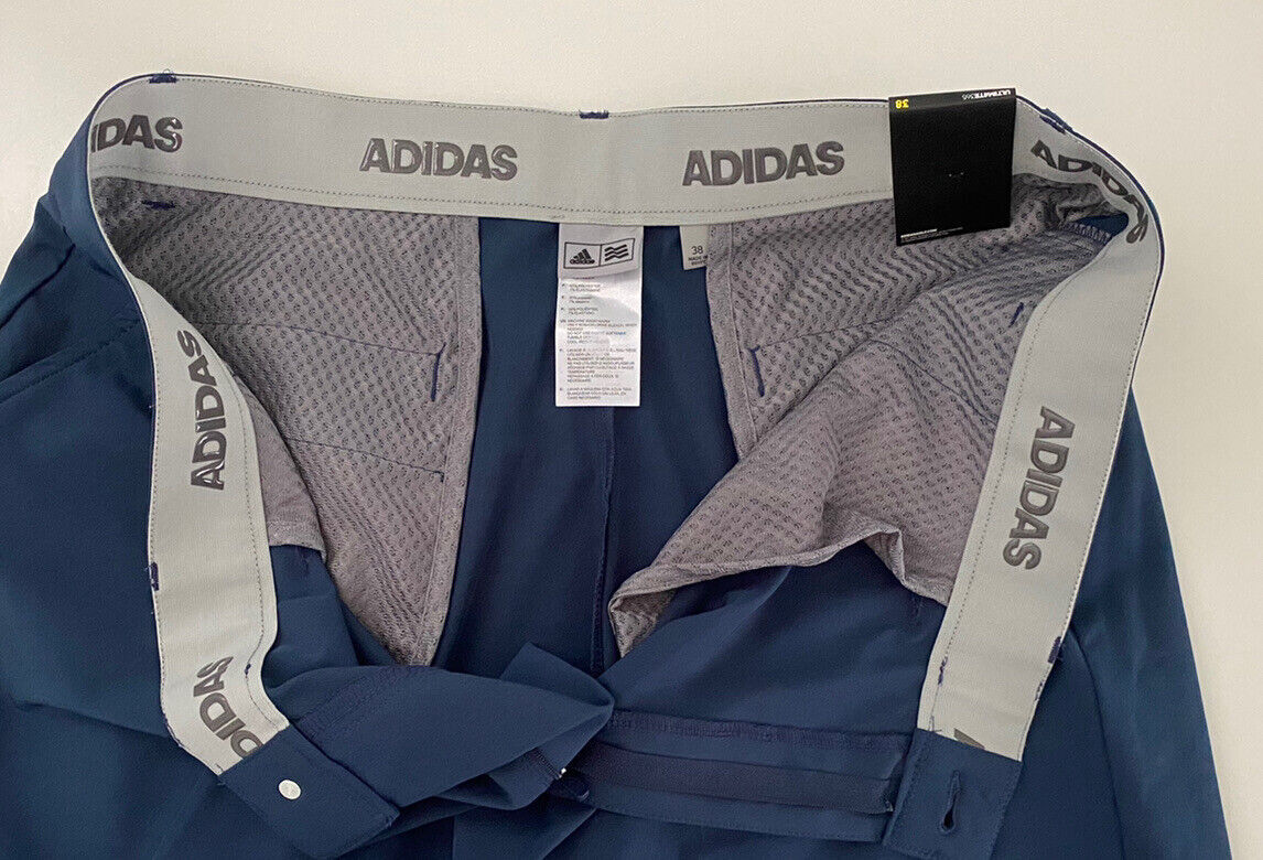NWT Adidas Ultimate 365 Stretch Golf Shorts 34 36 38 40 Solid Navy Blue Logo T3