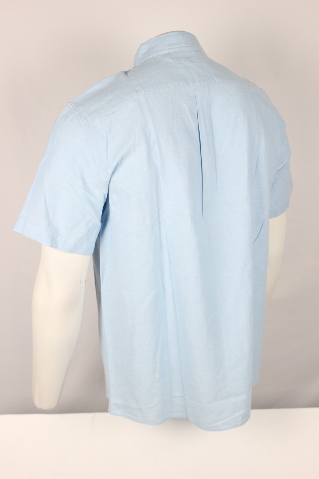 Vineyard Vines Men’s Classic Fit Cotton Linen Whale Shirt Short Sleeve Jake Blue