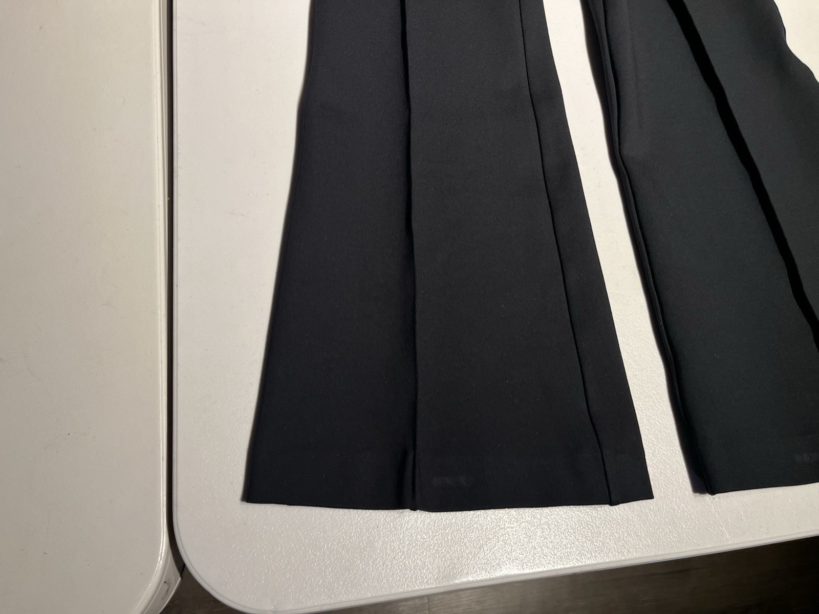 Spanx Pants Women’s Medium Ponte Flared Black Casual Pull On Rayon Nylon 28×30.5