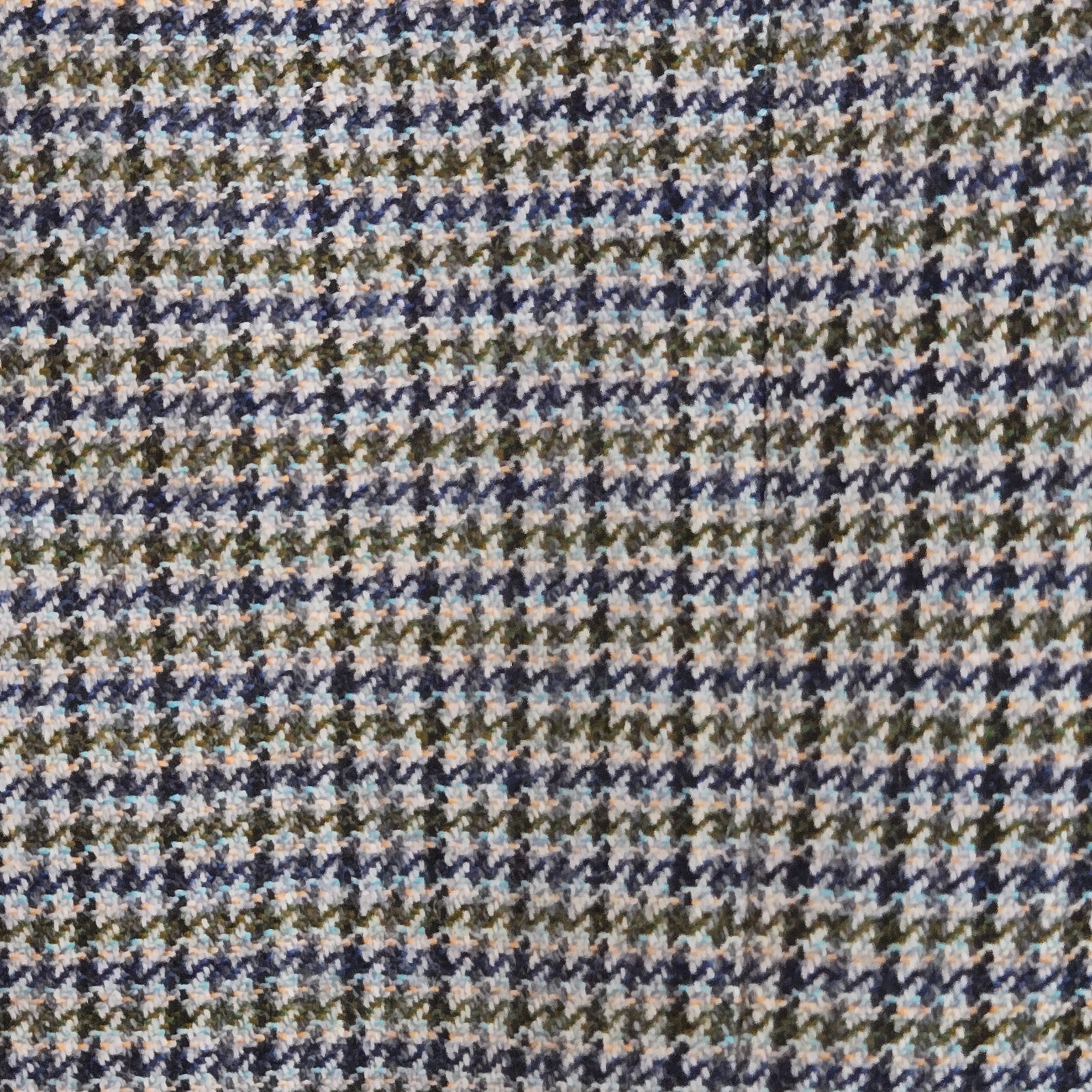 Brooks Brothers 1818 Mens Gray Houndstooth Suit Jacket Blazer 100% Wool 40R
