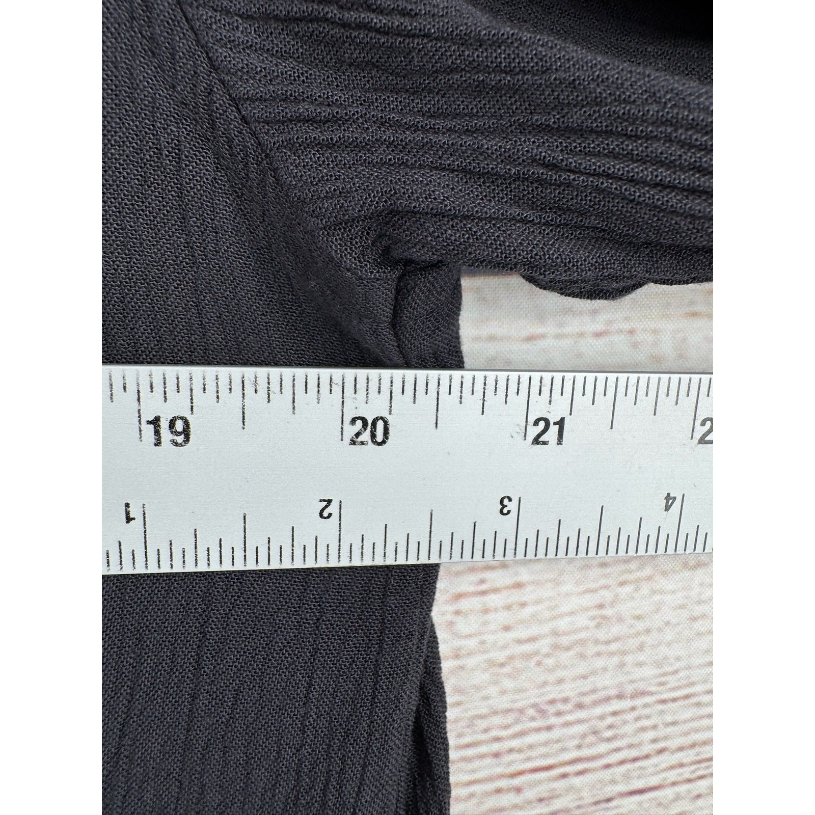 prAna Organic Cotton Button Down Tunic Shirt Womens Medium Black Stretch Pockets