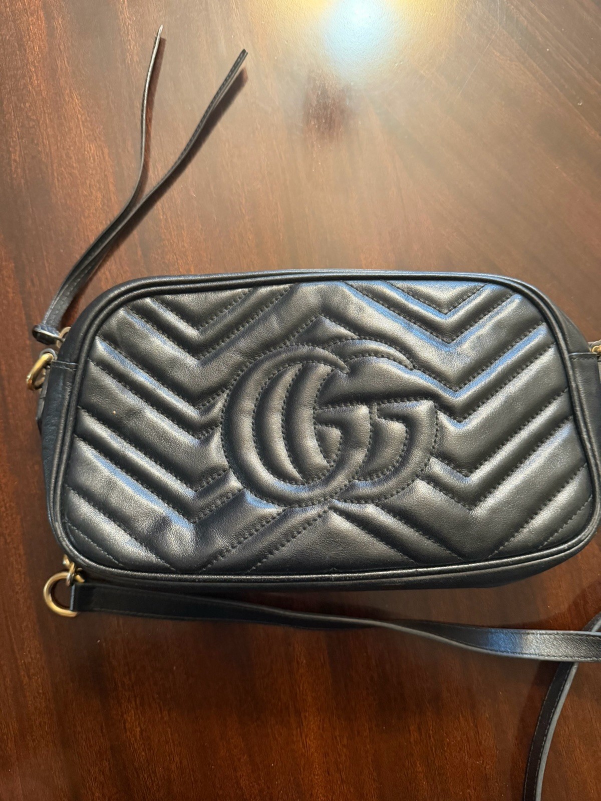 Gucci Marmont Leather Crossbody Bag Medium Excellent condition