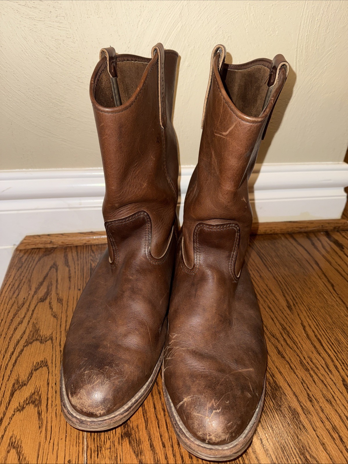 Redwing Leather Boots 1155 Pecos Size 13 D Made IN USA Mens Cowboy