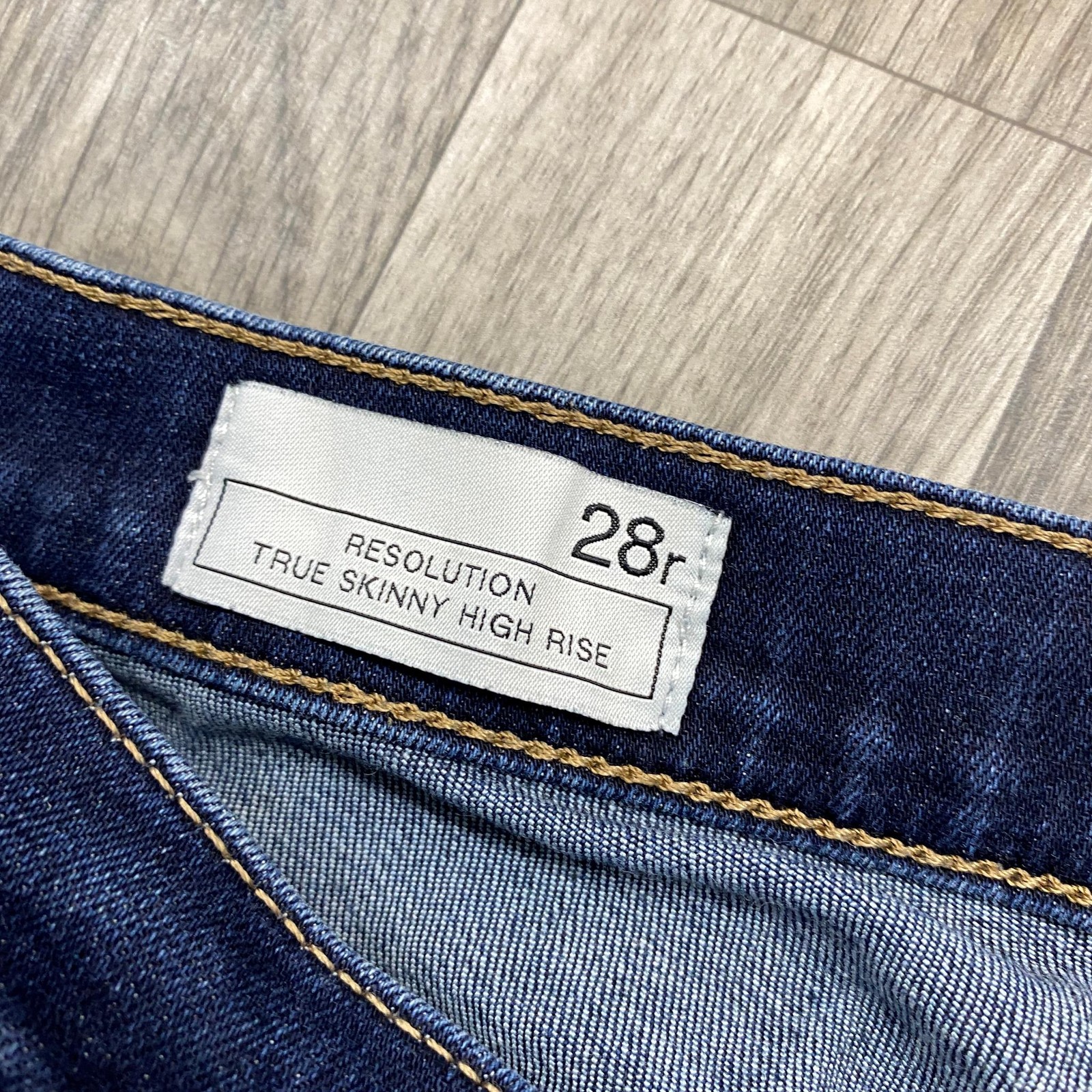 GAP Resolution True Skinny High Rise Dark Wash Blue Denim Jeans Women’s Size 28