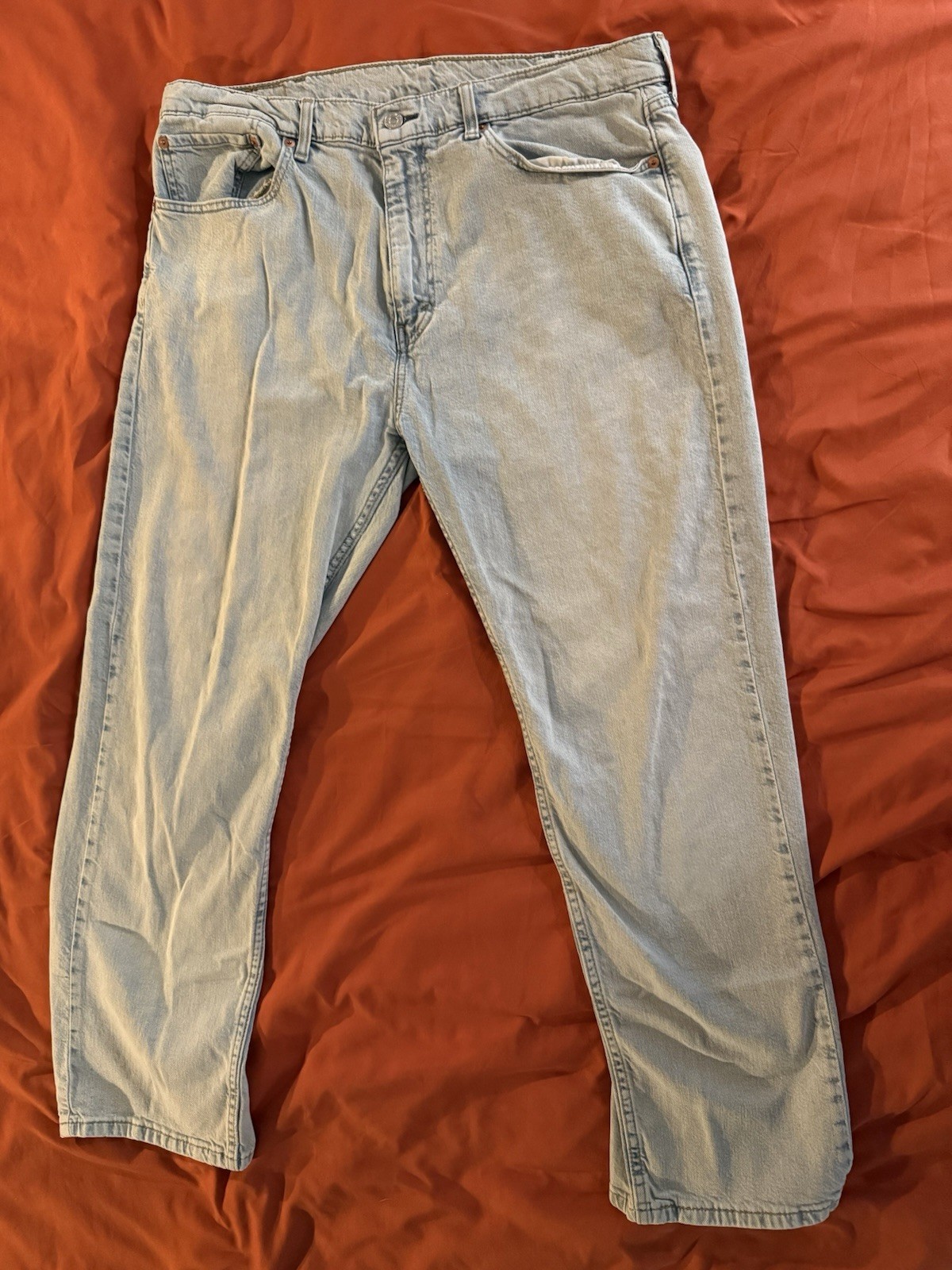 Levi’s 505 Regular Fit Jeans Men’s 38×30 Light Wash