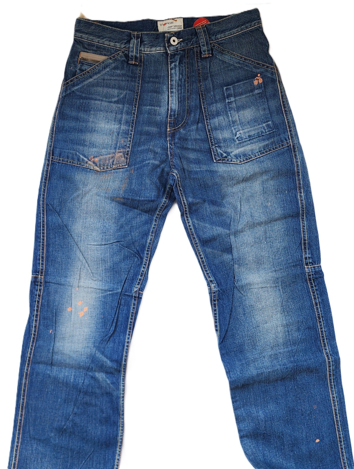 Designer ENERGIE Men $380 MIHARAYASUHIRO Distressed Relaxed Jeans Denim 31