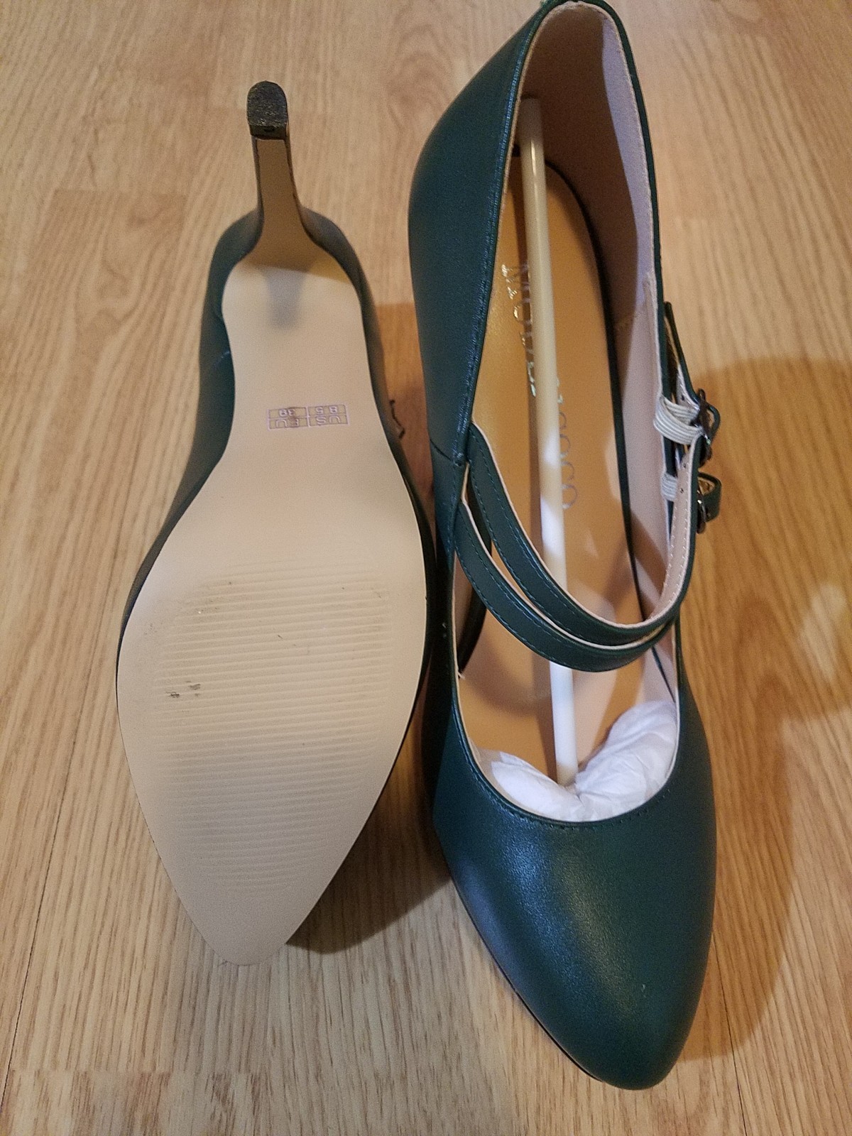 MODENCOCO 8.5 Buckle Stilettos 4.7 inch