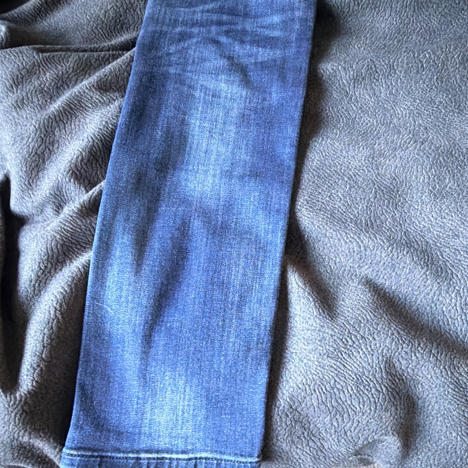 Express Skinny Stretch Denim Blue Button Zip 5-Pocket Women’s Jeans