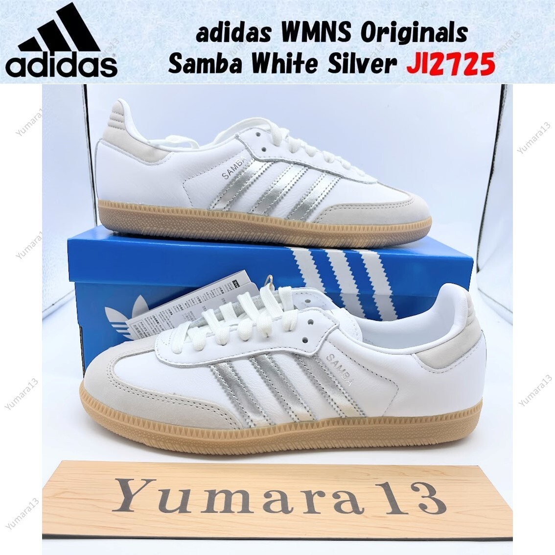 adidas WMNS Originals Samba White Silver JI2725 Women’s Size