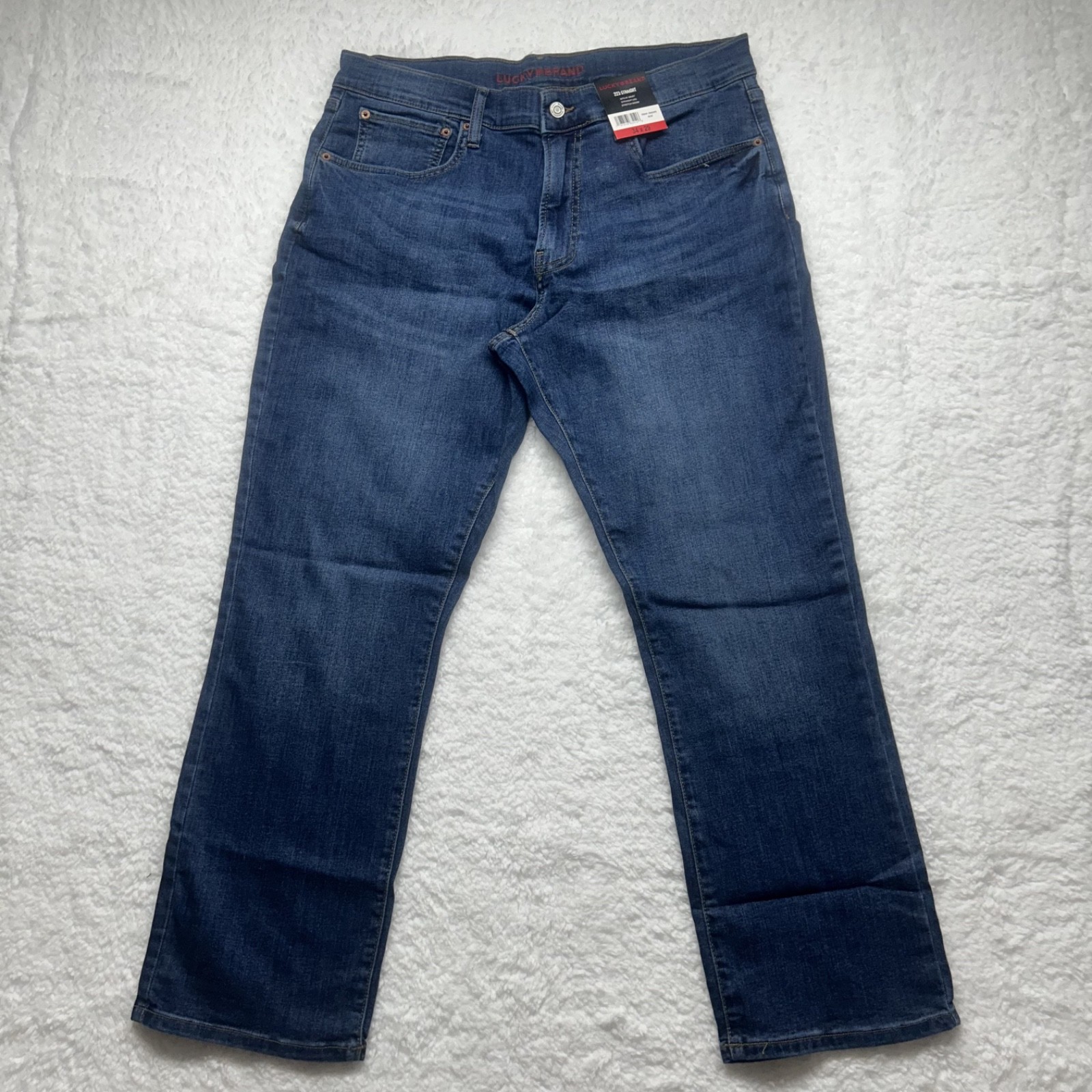 Lucky Brand Men’s Jeans 223 Straight 34X29 Stretch Denim Straight Leg Blue