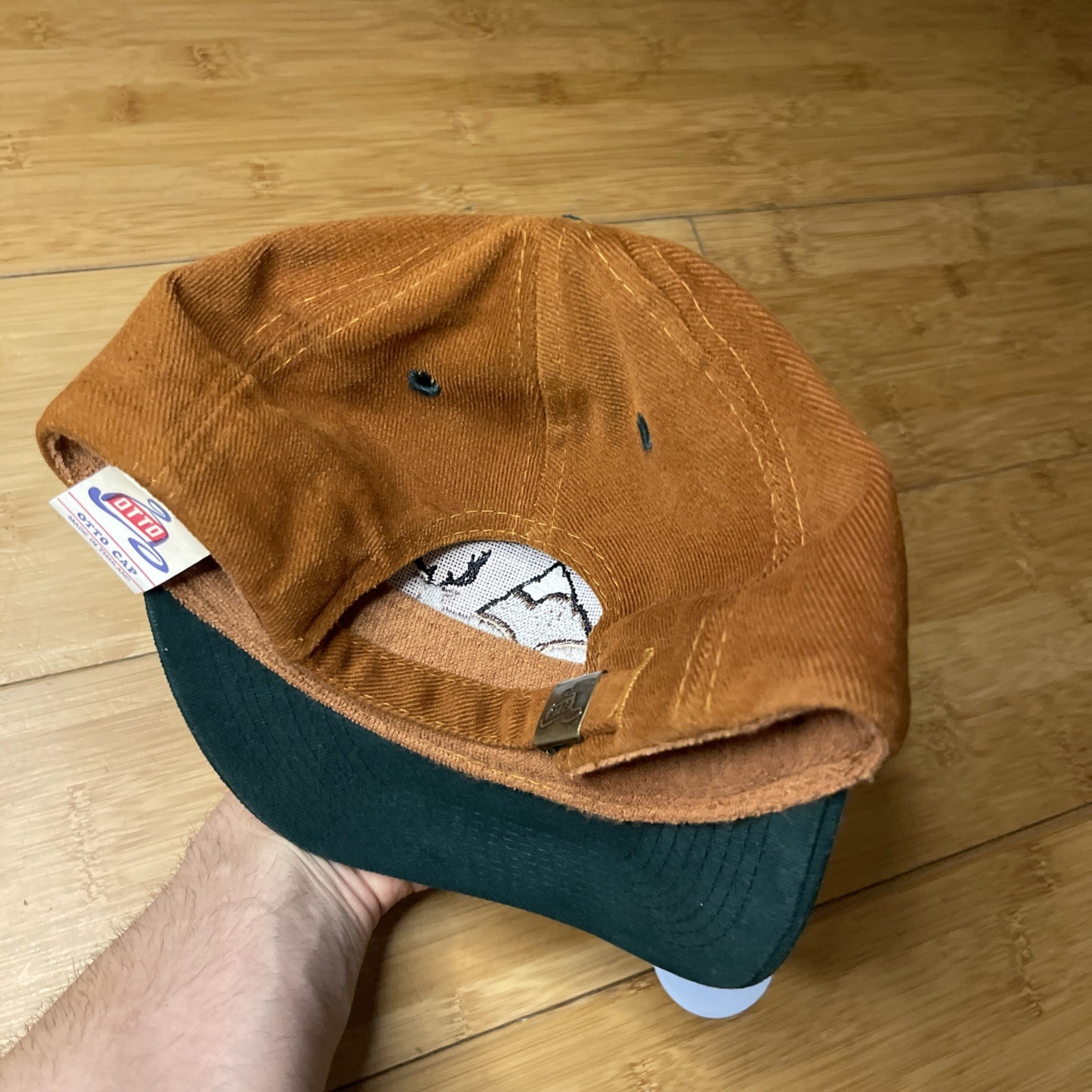Fair Chase Outfitters Fall Brown Green Buck Deer A-Frame Strapback Hat Unisex
