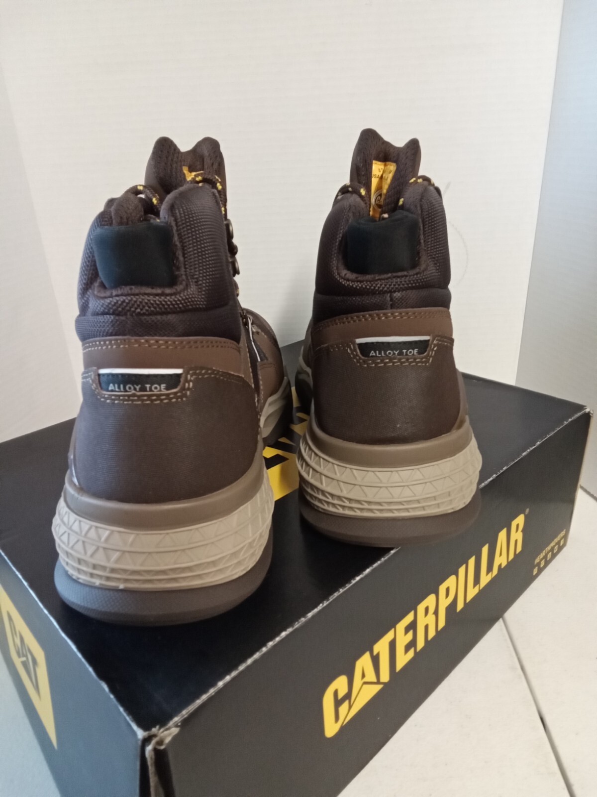 Caterpillar Mens PROVOKE MID WP Waterproof Alloy Toe Work Boot Size 10 M Leather